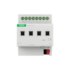 Actionneur de commutation quadruple 20A/C-Last KNX Secure