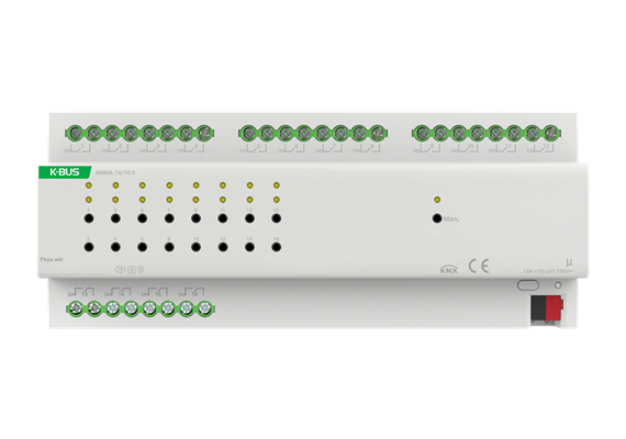 Actionneur multifonctions 16 cannaux / 10A/C-Last KNX Secure