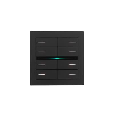 Bouton-poussoir 8 boutons,16 canaux, RGB, Noir