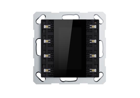 Bouton-poussoir av. LCD, pour 4/8 boutons, Noir