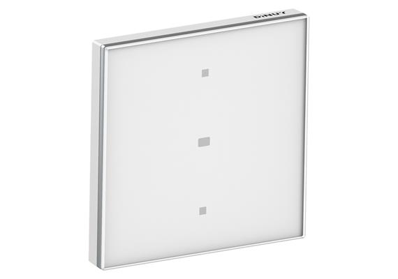 Bouton-poussoir KNX sans contact blanc