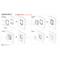 Cadre de recouvrement 60mm Plastique blanc | Bild 2