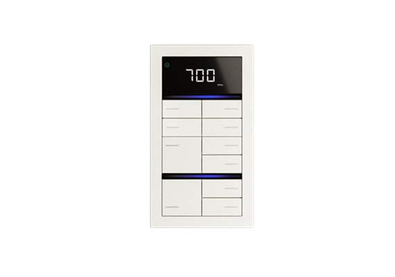 Cadre de recouvrement 71+71mm, Fenix 0030 Blanc