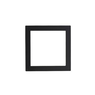 Cadre de recouvrement 71mm Plastique Noir