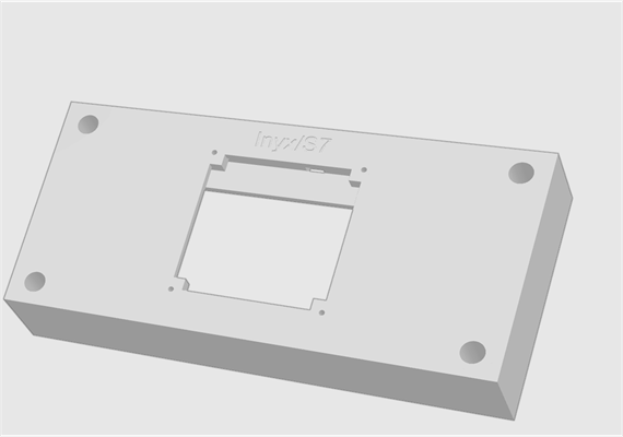 Cadre montage surface S7, blanc