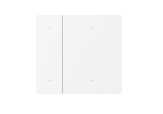 Couvercle Waltz, 4 touches, métal, point, Blanc