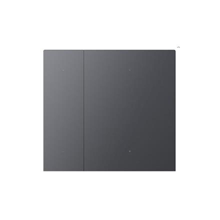 Couvercle Waltz, 4 touches, métal, point, gris