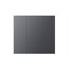 Couvercle Waltz, 4 touches, métal, point, gris