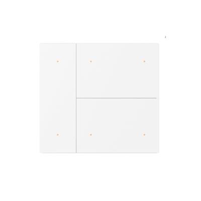Couvercle Waltz, 6 touches, métal, non gravé, Blanc Couvercle Waltz, 6 touches, métal, non gravé, Blanc