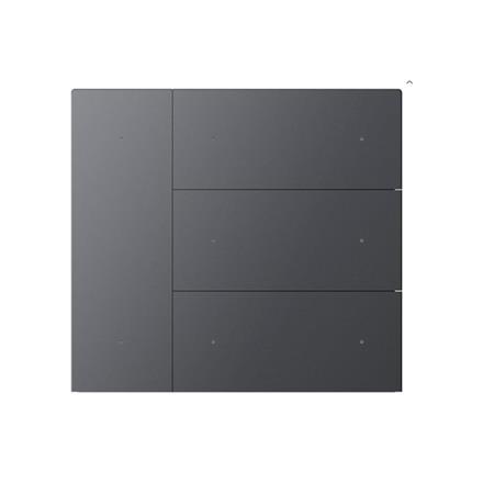 Couvercle Waltz, 8 touches, métal, point, gris