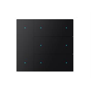 Couvercle Waltz, 8 touches, métal, point, noir