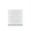Couverture en verre RGB Thermostat/Humistat, Blanc