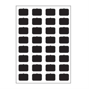 Feuille d’icônes A noir neutre