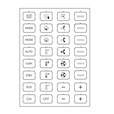 Feuille d'icônes C blanc