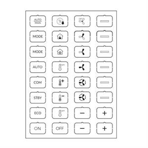 Feuille d'icônes C blanc