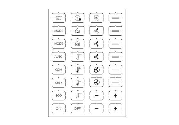 Feuille d'icônes C blanc