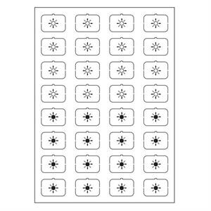 Feuille d'icônes F blanc