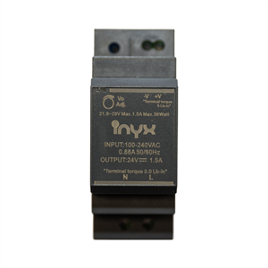 Inyx bloc d'alimentation rail DIN 15W 24V