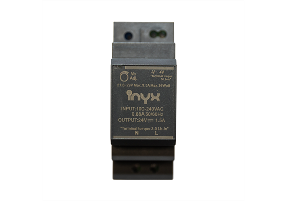 Inyx bloc d'alimentation rail DIN 30W 24V