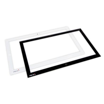 Jeu de vitres avant Control 16 (noir et blanc avec logo)