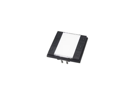 KNX-Bouton-poussoir 6 touches noir