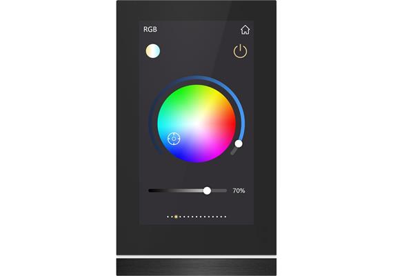 KNX Smart Touch Panel V50s, 5" noir