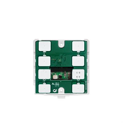 KNX Thermostat / hygrostat avec 6 touches blanc