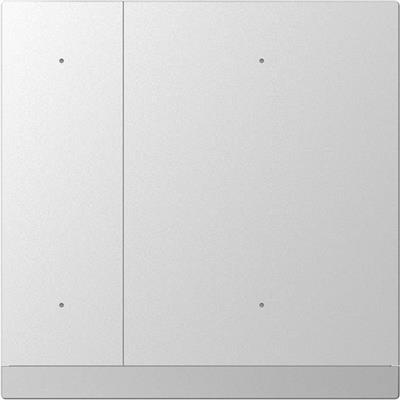 KNX WALTZ Bouton-poussoir 4 touches argent