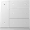 KNX WALTZ Bouton-poussoir 8 touches argent