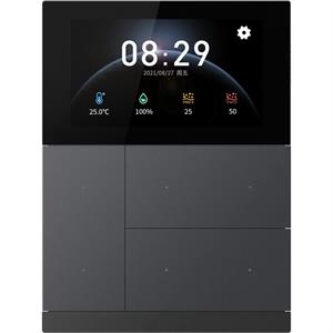 KNX WALTZ Touch+Pad Alu gris