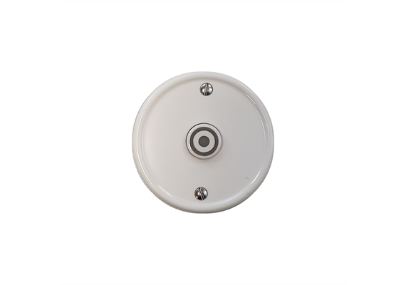 Plaque frontale Maru 1 touche blanche