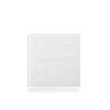Recouvrem. verre LINE RGB 10 touches blanc mat