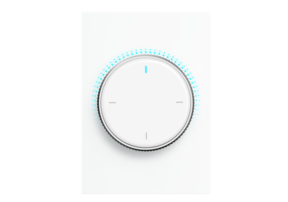 S7 – Bouton rotatif d’extension, blanc