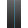 S7 - Couvercle *gravable*, verre cristal noir