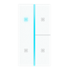 S7 - Extension de cache (4), verre cristal blanc, gravable