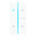 S7 - Extension de cache (4), verre cristal blanc, gravable