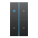 S7 - Extension de cache (4), verre noir, gravable