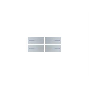 Set Couv. OL-U thermo- & humidistat,Métal Argenté