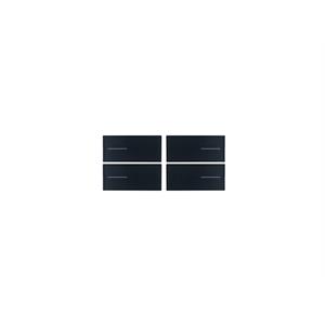 Set Couv. OL-U thermo- & humidistat, plast. Noir