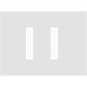 Set de 2 coverture, blanc mat pour CHPBD-06/55.x.00