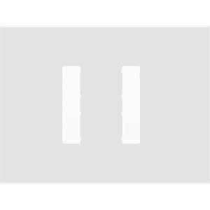 Set de 2 coverture, blanc mat pour CHPBD-06/5x