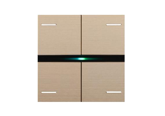 Set de 4 Coverture OL-U, Métall Champagne