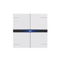 Set de 4 Coverture OL-U, Plastique Blanc