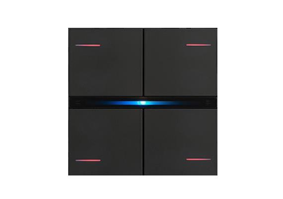 Set de 4 Coverture OL-U, Plastique Noir