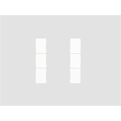 Set de 6 coverture, blanc mat pour CHPBD-06/5x
