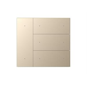 Set de 8 couvercles Waltz, métal, point, or
