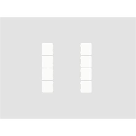 Set de 8 coverture, blanc mat pour CHPBD-08/55.1.0