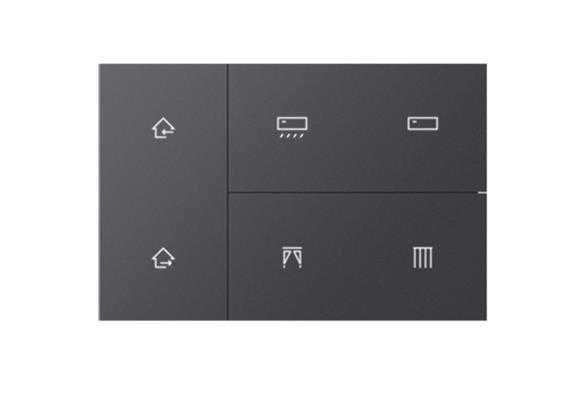 Set pour Waltz Touch Pad,Métal, gris non gravé