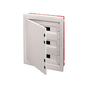 Tableau él. encastré complet, blanc, 3x18TE