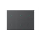 Touch Pad Set de touches, métal gris, point